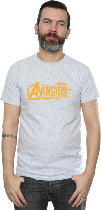 Produktbild Avengers Infinity War Orange Logo TShirt (M)
