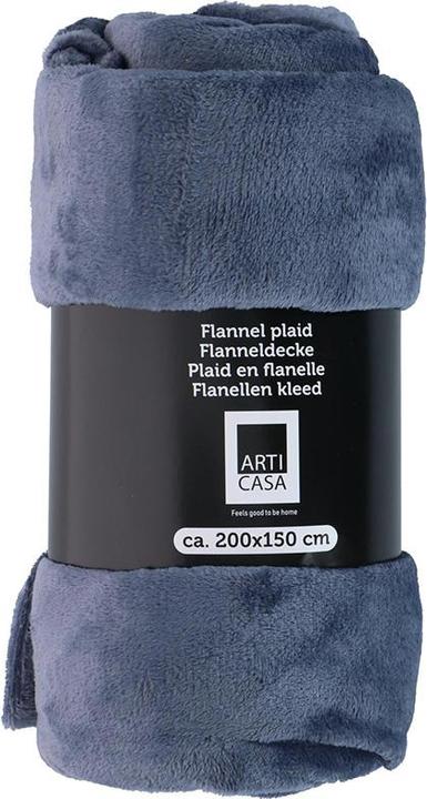 Image du produit Arti Casa Plaid flannel blue (200 x 150 cm)
