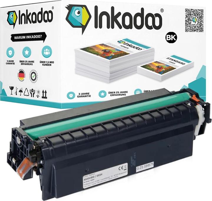 Actual product image Inkadoo Toner compatible with Canon 3020C002 / 055H toner, black Black (FC)