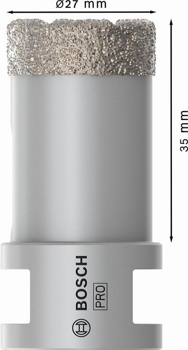 Produktbild Bosch Professional Zubehör PRO Core Cutter dry, 27 x 35 x 22,23 mm (27 mm)