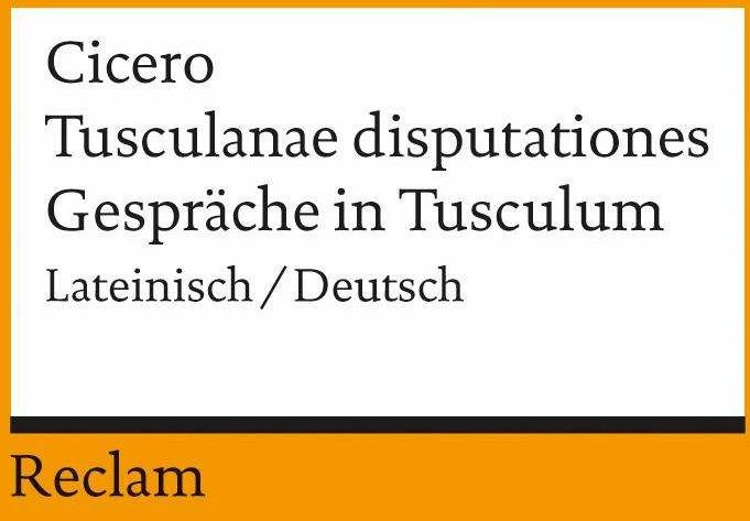 Actual product image Gespräche in Tusculum (German, Cicero, Ernst Alfred Kirfel, 1997)