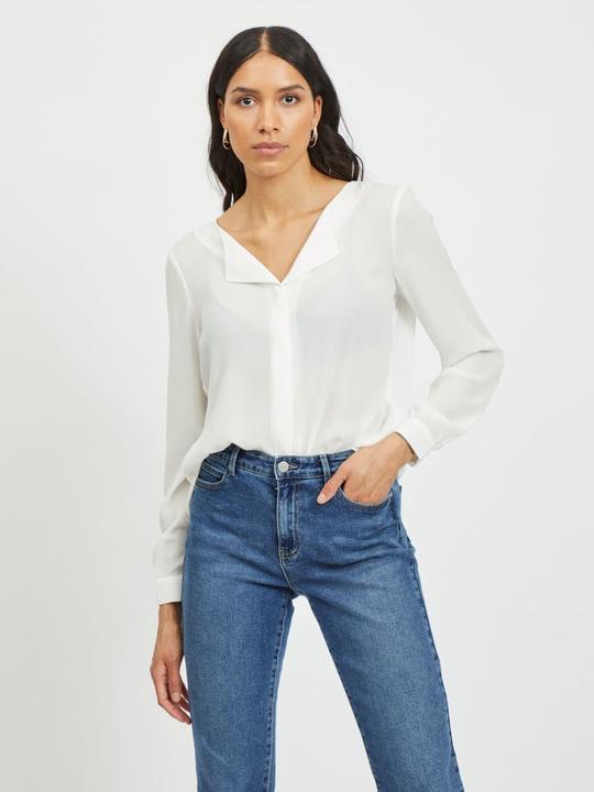 Image du produit Vila Chemise à col fendu High Low (XXL)