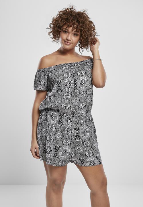 Immagine prodotto Urban Classics Tuta corta da donna AOP Off Shoulder (4XL)