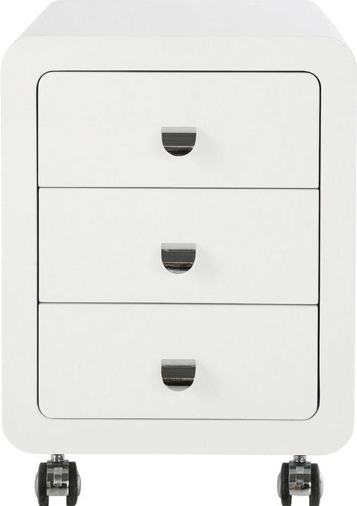 Kare Design Contenitore di stoccaggio Club bianco 3 cassetti (40 x 45 x 54 cm)