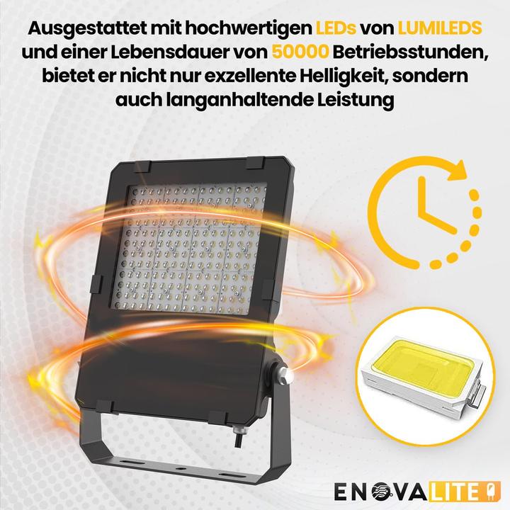 Image du produit Enova ELED 400161 - Projecteur à LED PRO, 150 W, 19500 lm, 4000 K (19500 lm)