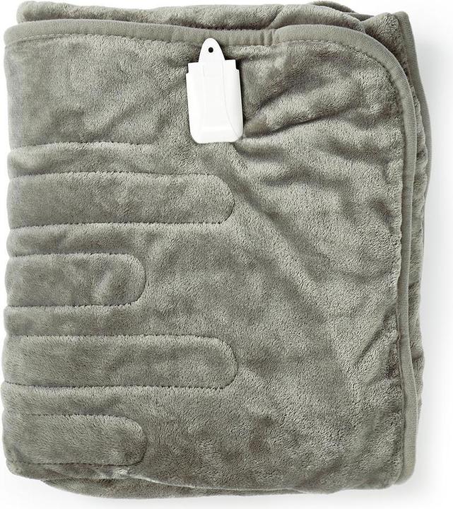 Actual product image Nedis Electric Duvet Cover 1 person 180 x 130 cm 9 heat settings washable overheatun (180 x 130 cm)
