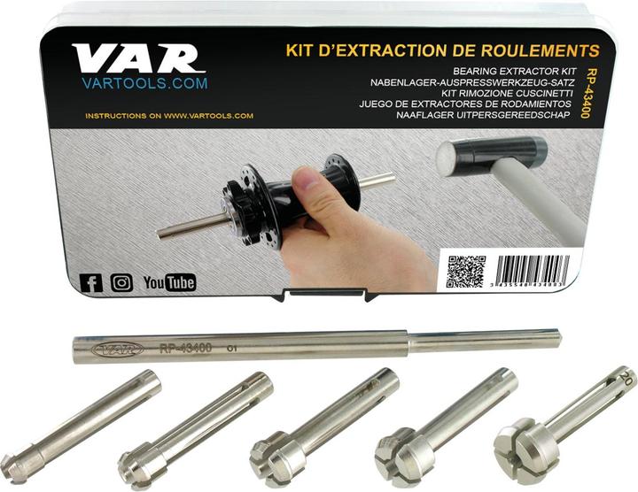 Produktbild VAR Nabenlager-Auspresswerkzeug-Satz RP-43400