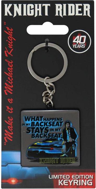 Produktbild Fanattik Knight Rider porte-clés métal 40th Anniversary Limited Edition