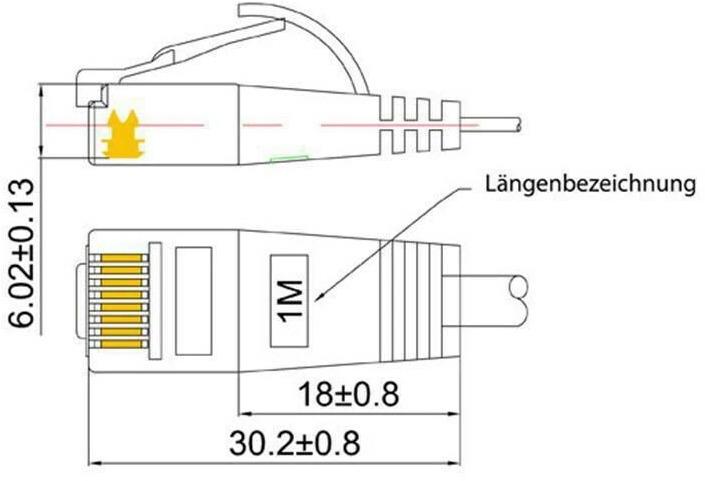 Produktbild Wirewin Netzwerkkabel (UTP, CAT6, 5 m)