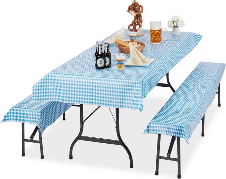 Image du produit Relaxdays Housses ensemble tente à bière, bavière (250 cm)