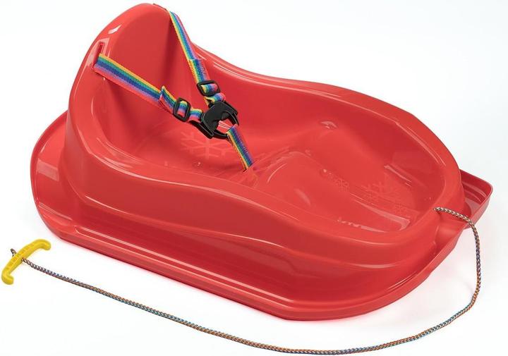 Actual product image Marmat Mini sledge made of red plastic