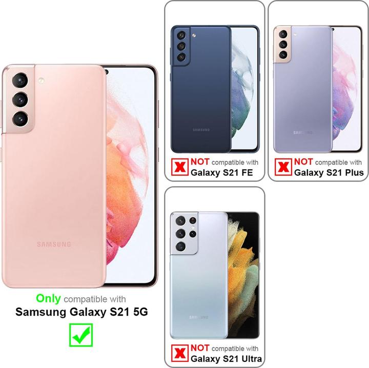 Immagine prodotto Cadorabo Copertura di vetro a strisce in TPU (Samsung Galaxy S21 5G)