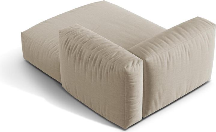 Actual product image Micadoni Modular Chaise Longue Right, "Martina", 1 Seat, 176x123x75 Made in Europe (Chaise longue)