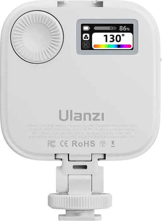 Produktbild Ulanzi U60 RGB Pocket light with U mount White (Videoleuchte)