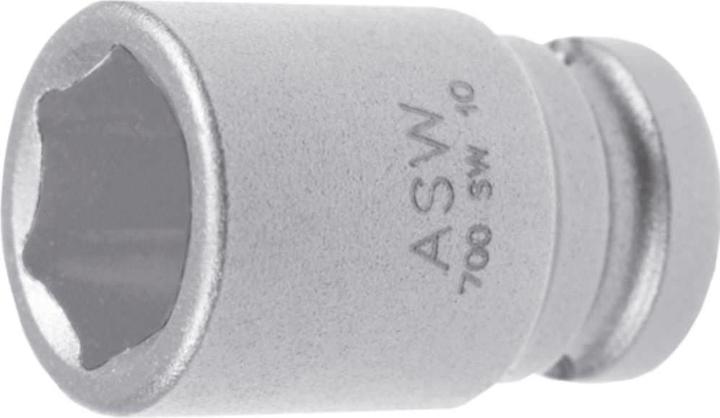 Actual product image ASW Power wrench socket bit 700 M 1/4 inch hexagon magnet width across flats 13 mm length 23 mm (13 mm)
