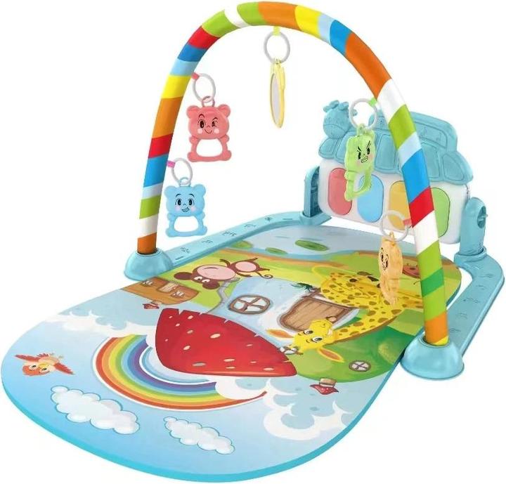 Image du produit Activity Board Bébé Fitness Stand Jouet Bébé Musique Pied Piano Nouveau-né à quatre pattes