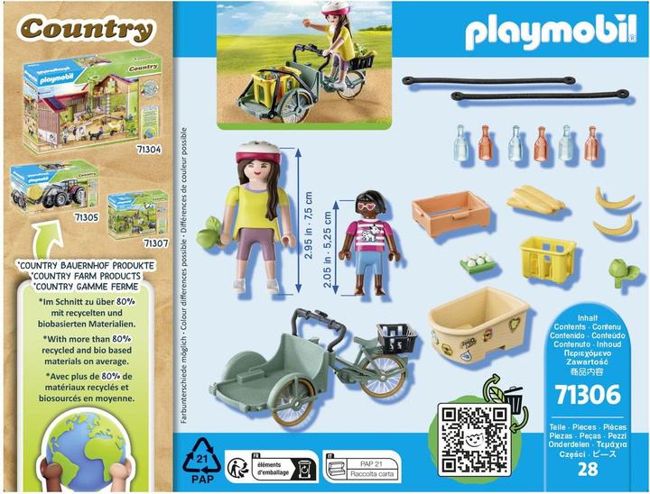 Image du produit Playmobil Vélo de transport (71306, Playmobil Country)