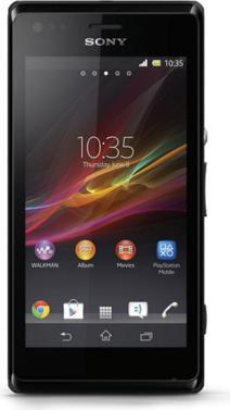 Actual product image Sony Xperia M (4 GB, Black, 4", Single SIM, 5 Mpx, 3G)