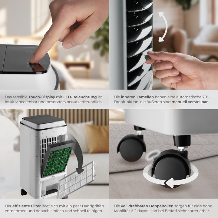 Image du produit tectake Climatiseur (10 m²)