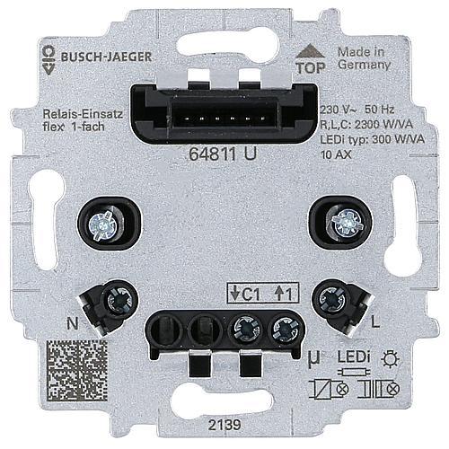 Produktbild Busch-Jaeger Relais-Einsatz flex 64811 U