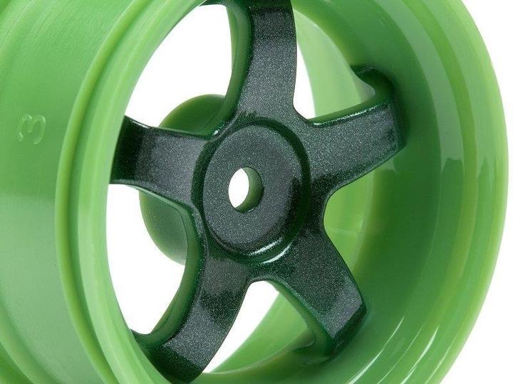 Actual product image HPI Work Meister S1 Wheel Green (9mm Offset/2pcs)