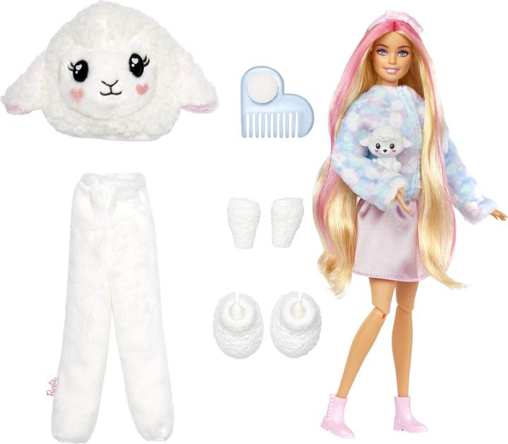 Produktbild Barbie Cutie Reveal Cozy Cute Serie - Lämmchen
