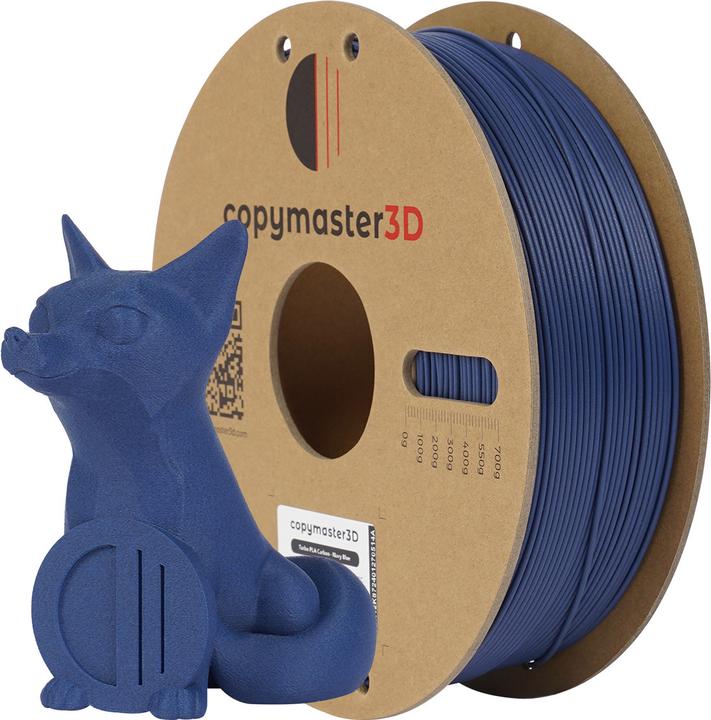 Copymaster3D Turbo PLA Carbon Filament for 3D printer, 1.75 mm, blue (PLA, 1.75 mm, Blue)