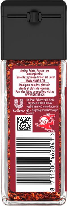 Produktbild Knorr 100% Natürlich Gewürzflocken Chili, Gewürz Streuer mit Chili & Paprika, Würzen ohne Salz und Zucker (34 g)