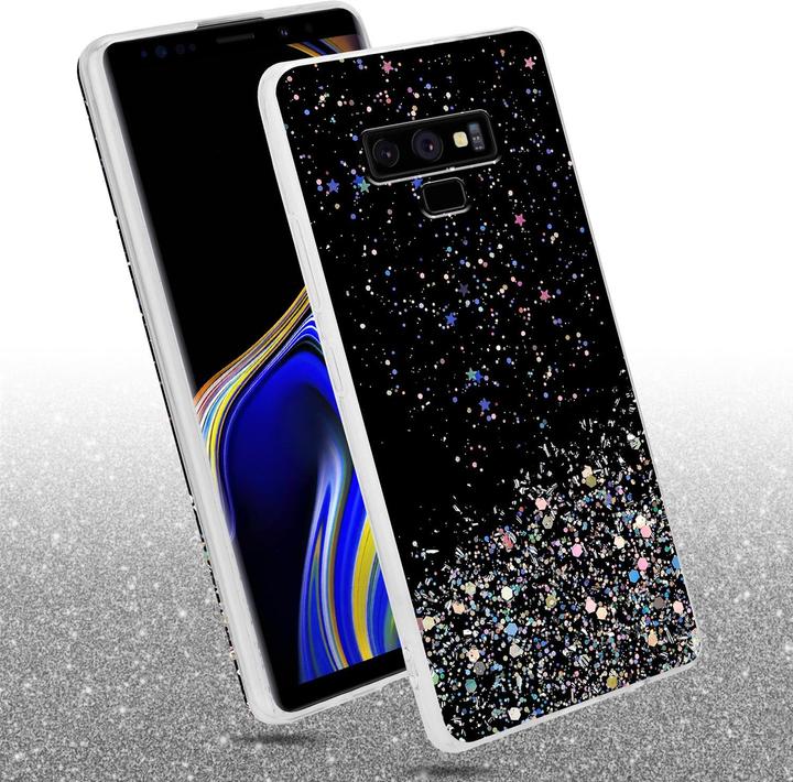 Actual product image Cadorabo TPU cover sparkling glitter (Samsung Galaxy Note 9)