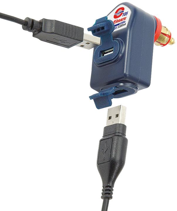Produktbild Tecmate USB Doppelstecker zu DIN Steckdose