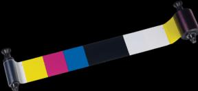 Immagine prodotto Evolis Nastro colorato fino a 100 carte R3411 per Tattoo2 YMCKO (Giallo, Rosso)