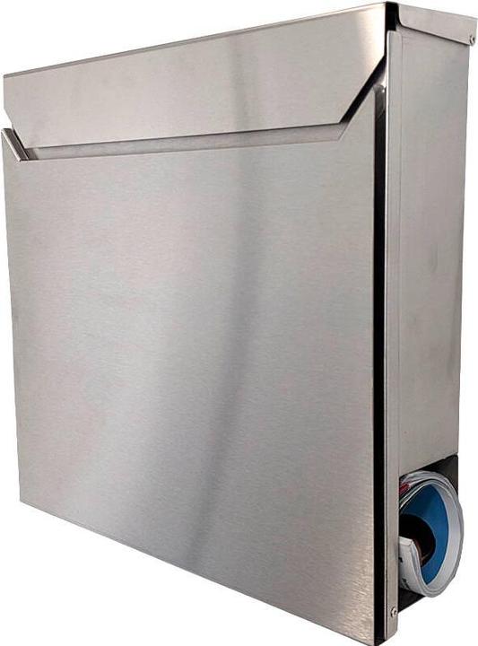Actual product image SafePost 800 Design letterbox stainless steel
