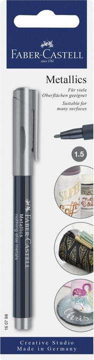 Image du produit Faber-Castell Marqueur métallisé FABER CASTELL (Argent, Or, 1.50 mm, 1 x)