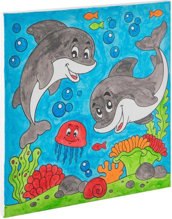 Image du produit Grafix Peinture par numéros-Dauphins