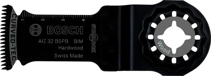 Bosch Professional Zubehör Lama BIM per taglio a tuffo AIZ 32 BSPB, Legno duro, 50 x 32 mm, confezione da 10