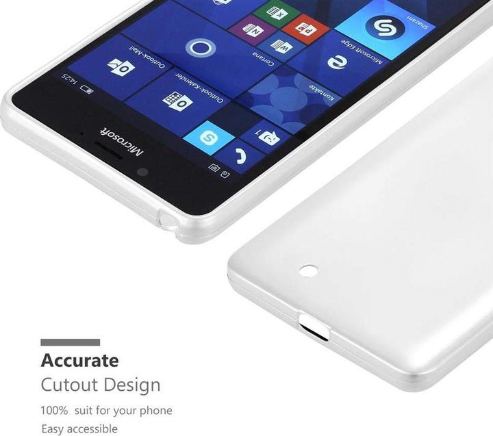 Productafbeelding Cadorabo TPU Matte Metallic hoes (Nokia Lumia 950 XL)