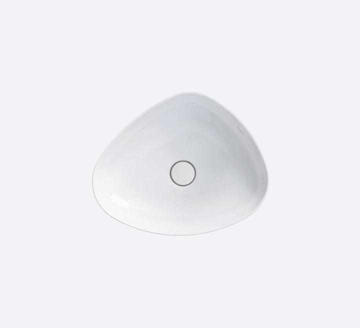 Actual product image Duravit Countertop basin CAPE COD o ÜL o HLB 500x405mm white satin finish (405 mm, 500 mm)