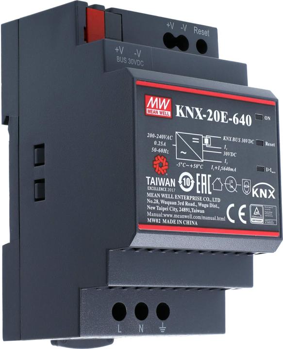 Image du produit MeanWell Alimentation électrique sur rail DIN (rail DIN)