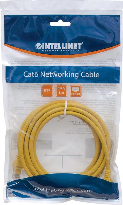 Actual product image Intellinet Patch cable (UTP, CAT6, 3 m)