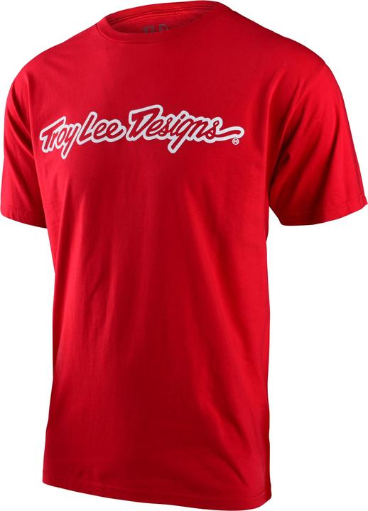 Actual product image Troy Lee Designs Signature T-Shirt, red (S)