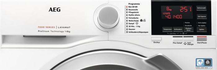 Produktbild AEG L7FBG61480 Waschmaschine Frontlader (8 kg, Links)