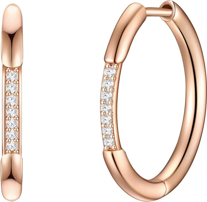 Actual product image Lulu & Jane Ladies earrings brass - 35246 (Brass)