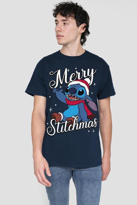 Produktbild Lilo & Stitch Merry Stitchmas TShirt (M)