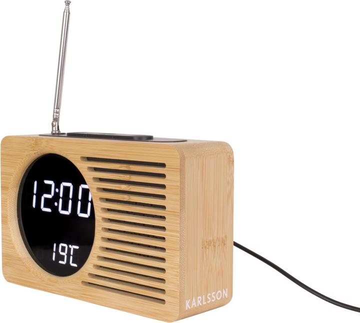 Actual product image Karlsson Retro clock radio