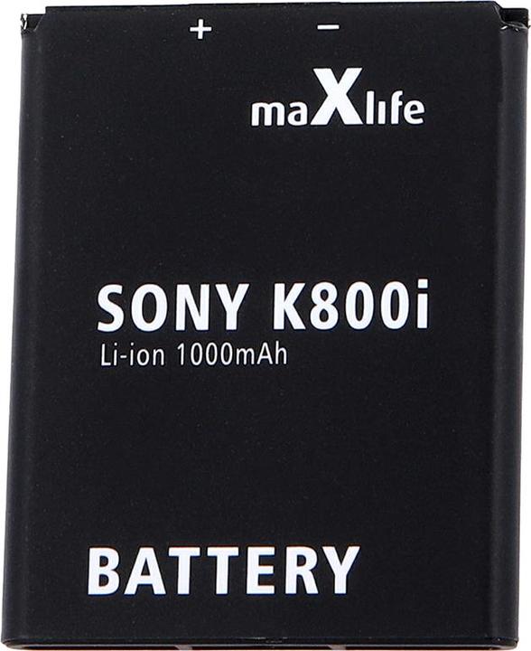 Image du produit Maxlife batterie pour Sony Ericsson K530i / K550i / K800i / BST-33 1000mAh