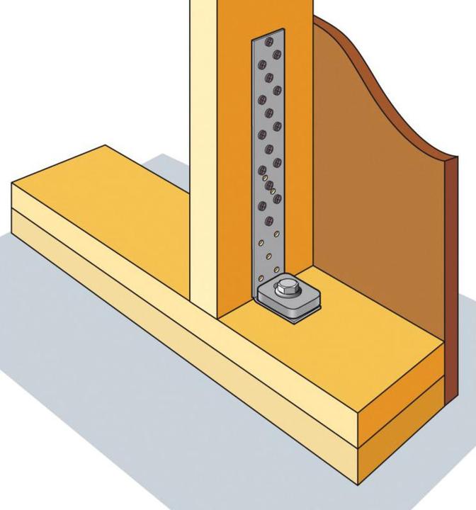 Produktbild Simpson Sst Winkelverbinder AH16050 160 x 50x40mm S.3 mm ETA 07/0285 (Winkelverbinder, 100 Stk.)