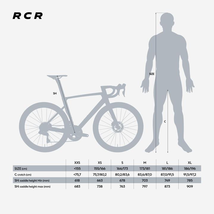 Produktbild Van rysel Rennrad Race RCR-R CF Shimano 105 Di2 Powermeter Schwarz