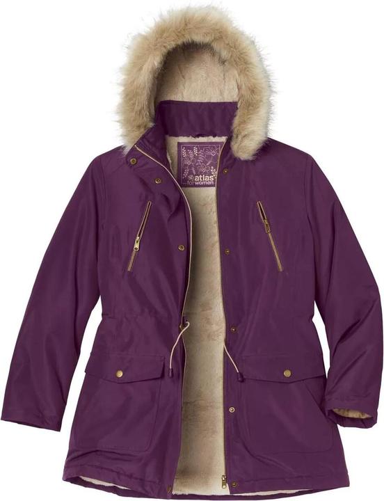 Produktbild Atlas For Women MicrotechParka mit Kapuze und WebpelzFutter (M)