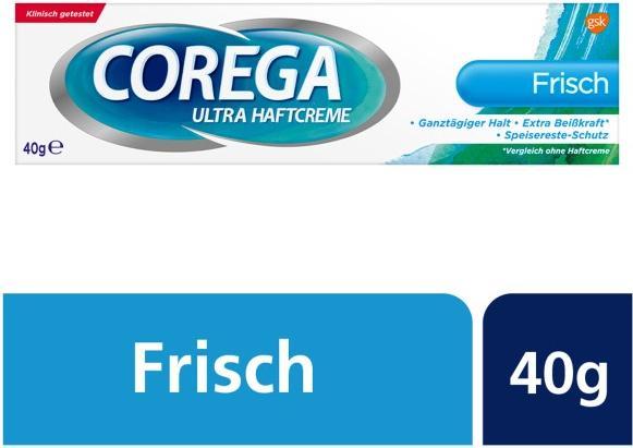 Actual product image Corega Ultra bonding cream strong hold for dentures, 40 g cream