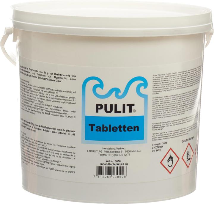 Actual product image Labulit Chlorine tablets 20g (5000 g, 12096 ml)